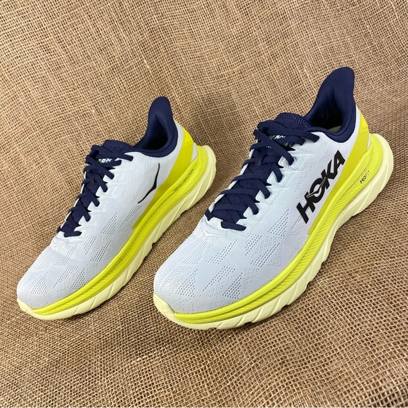 Hoka One One Other - 🛑SOLD🛑  Hoka One One Running Shoes Mach 4 Walking White Neon Lite Weight 12 D